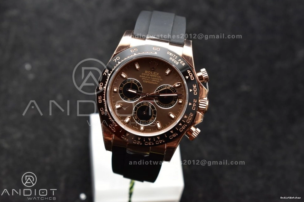 Daytona 749 Edition (Gain Best Oyster-flex on ZF 116515 SH4130 Dial 1:1 Strap Chocolate Weight) DailyWear Black LN 0407